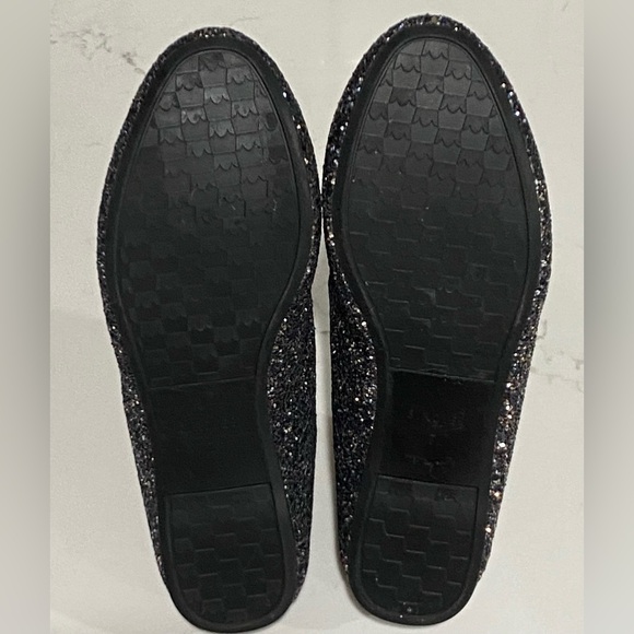 Birdies Starling Glitter Ballet Loafer Flats In Navy Women’s Size 7 New - Picture 8 of 10